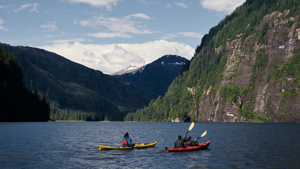 Cruise guests will be able to kayak on Klawock Lake as part of a range of shore excursions (Photo: HX)