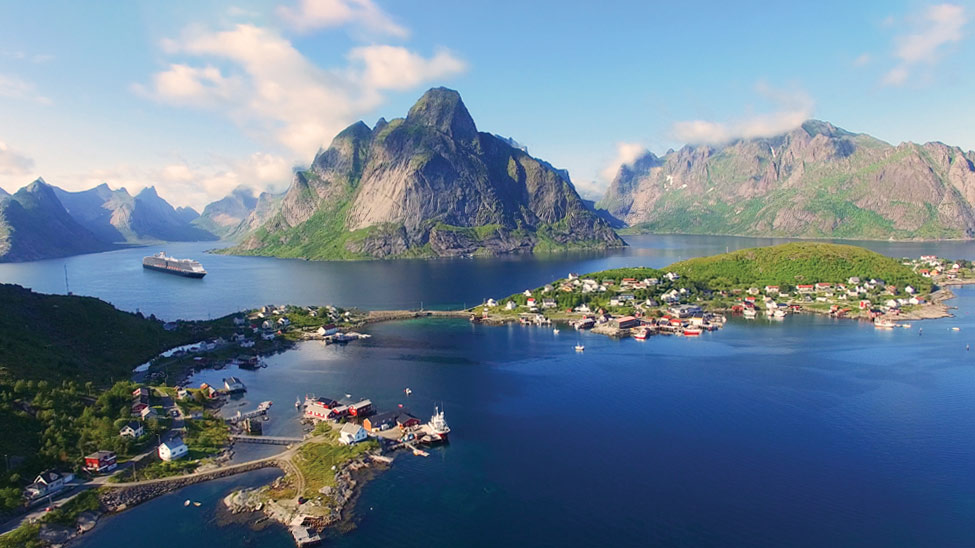 Northern European destinations like Lofoten in Norway are becoming increasingly popular with cruise guests