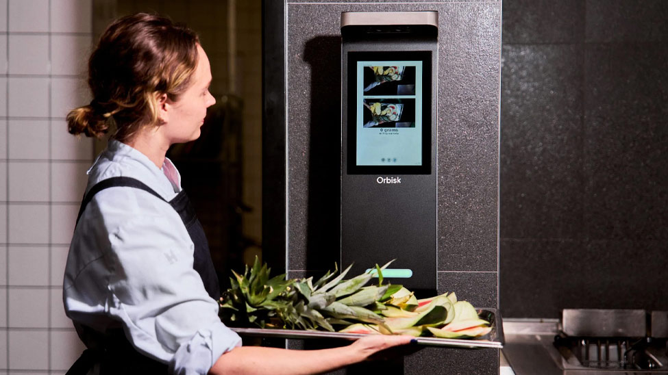 Galley staff are using Orbisk’s AI-powered platform to reduce food waste (credit: iOrbisk)