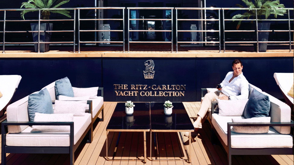 Tillberg Design of Sweden collaborated with The Ritz-Carlton Yacht Collection on Evrima (credit: The Ritz-Carlton Yacht Collection)