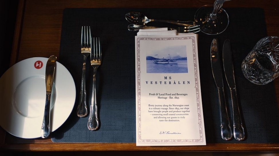 Restaurant menus draw on those dating back to the 1930s (Photo: Kristian Dale/Hurtigruten)