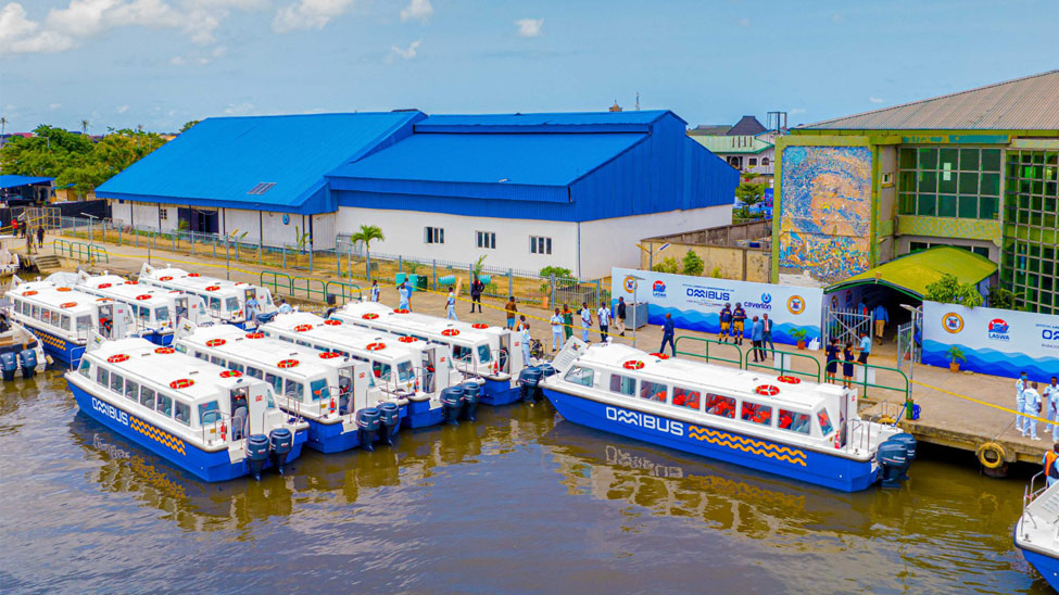 The Omi Bus ferries were manufactured in Lagos State and are equipped with safety features, a stereo system and USB charging points to improve the sailing experience (Photo: LASWA)