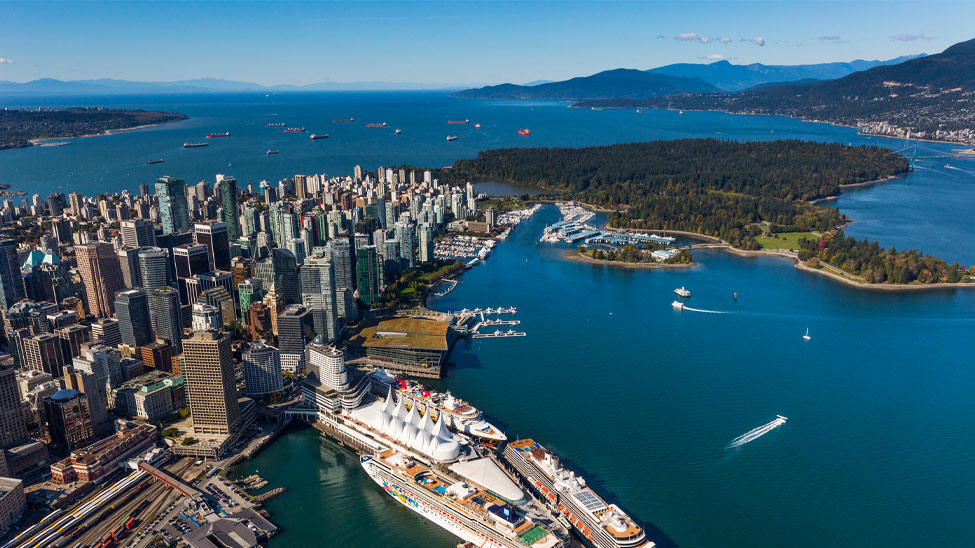 The new shore power capabilities at Port of Vancouver’s Canada Place cruise terminal are expected to reduce an additional 3,300 tonnes of greenhouse emissions annually (Photo: Vancouver Fraser Port Authority)