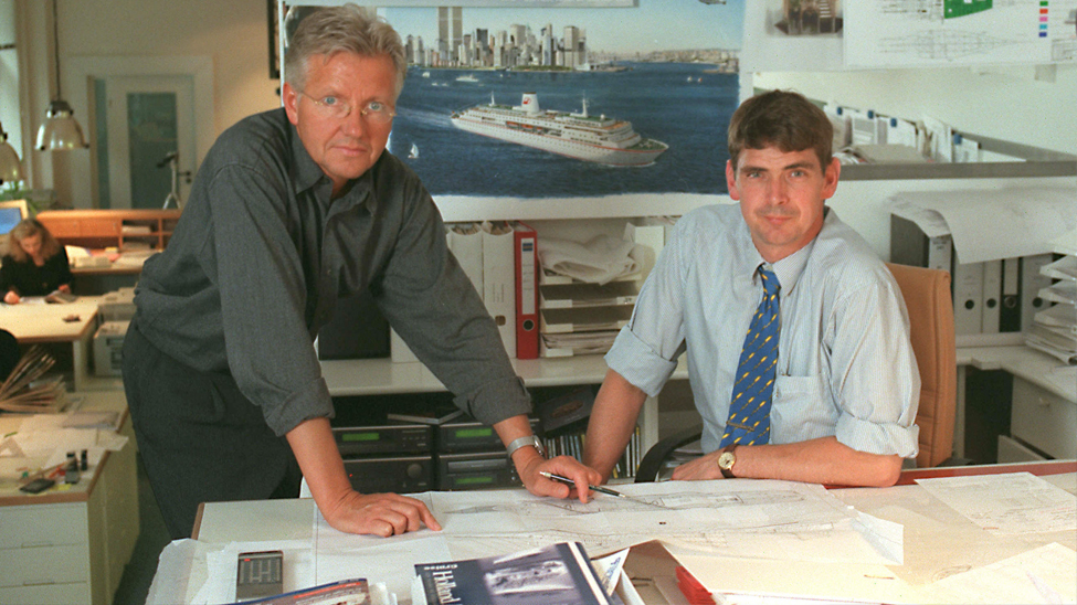Over the past 35 years, Kai Bunge and Siegfried Schindler have successfully completed 310 cruise ship projects together (Photo: Partner Ship Design)