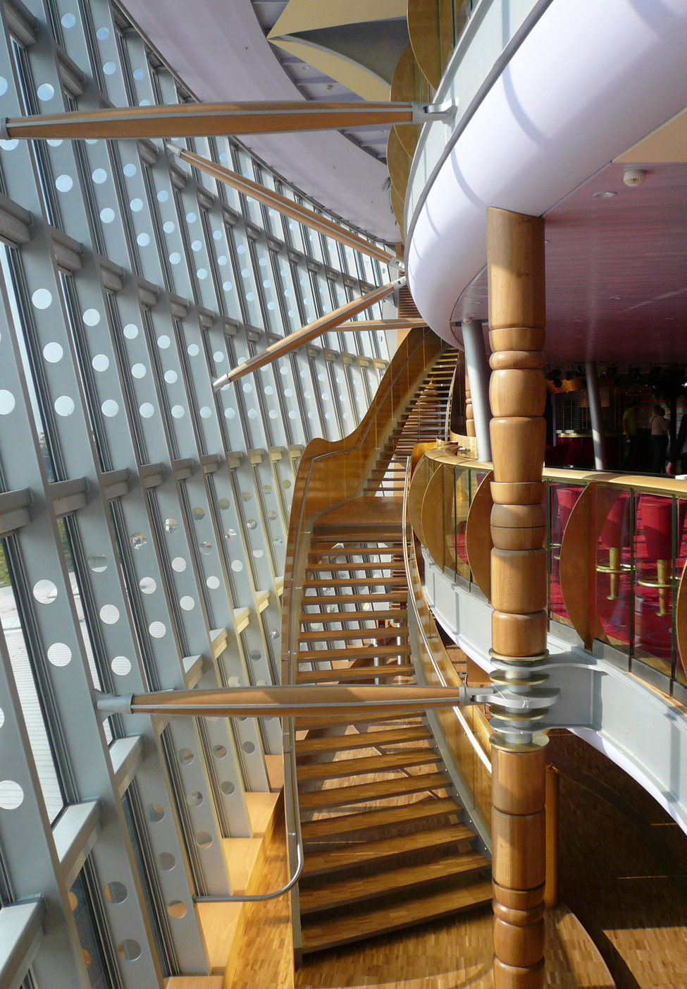 PSD has introduced various interior innovations to cruise ships, including the three-deck Theatrium with expansive glass windows (Photo: Partner Ship Design)