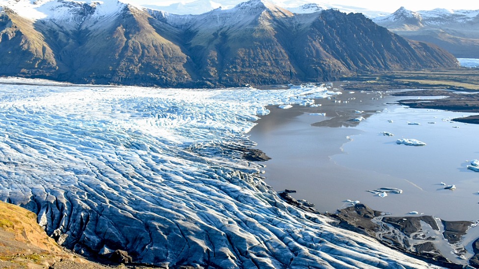Vatnajökull is Iceland's largest glacier spanning 8,400 square kilometres (Image: Martin Robles/Unsplash)