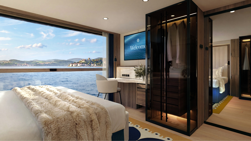 Staterooms and suites transition between different configurations to accommodate a variety of groups