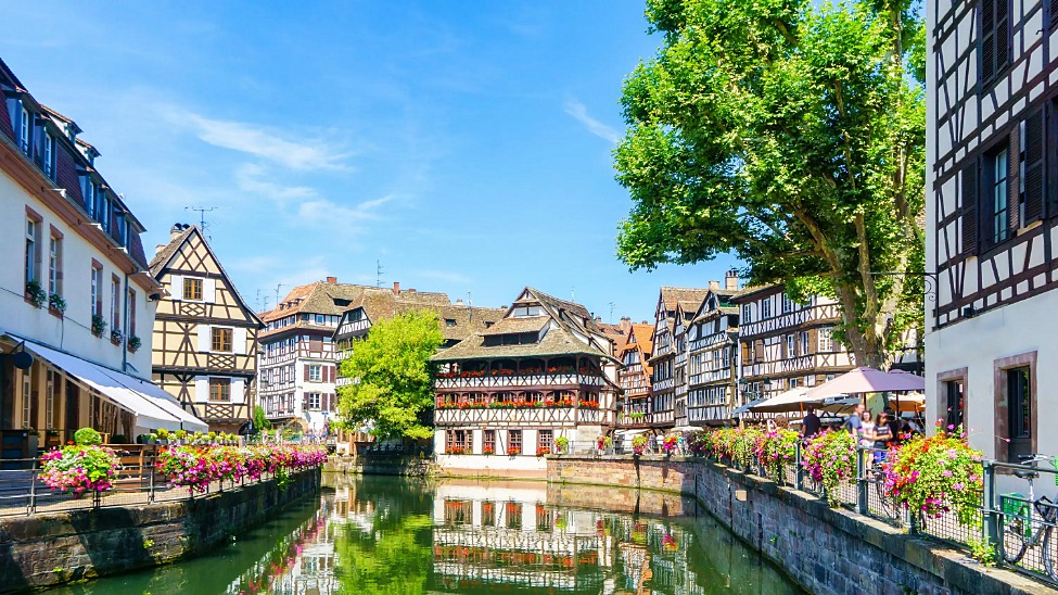 Connect has been uniquely designed for travel down narrow waterways in cities such as Strasbourg, France, where it will sail in September 2026 (Image: Sutterstock/National Geographic-Lindblad Expeditions)