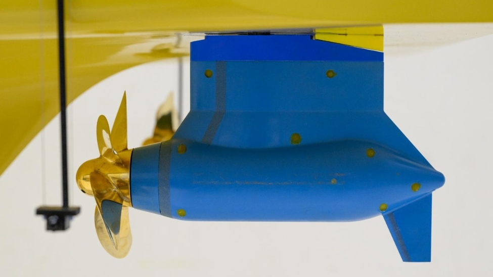 Two Azipod propulsion units will allow Kupe and Cook to crab when entering port (Photo: Ferry Holdings Limited)