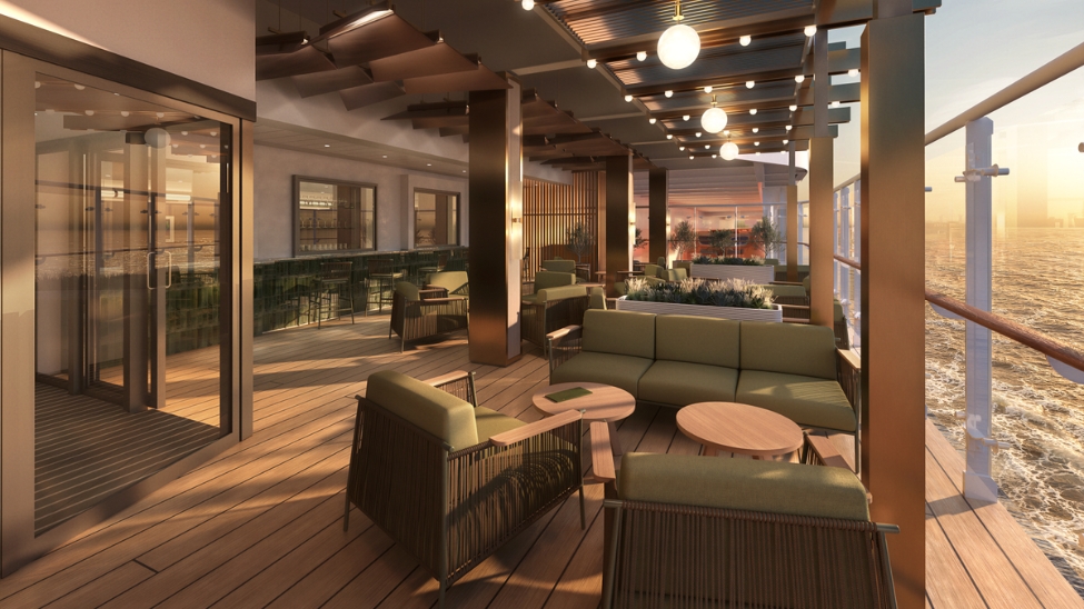 The Terraces Bar & Lounge will provide an Italian aperitivo experience (Photo: MSC Cruises)