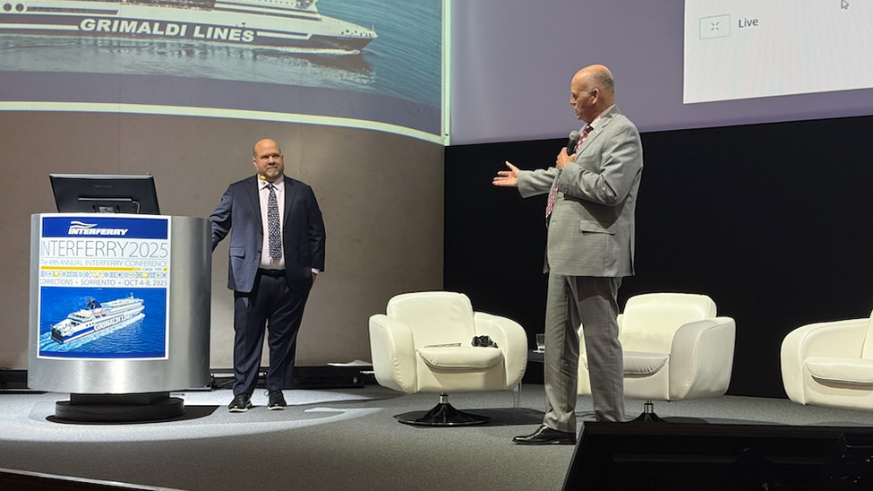 The Interferry2025 conference was held in Sorrento, Italy, and centred on a theme of ‘Crossroads’, tackling major industry issues such as greenhouse gas regulations, electrification and safety (Photo: Interferry)