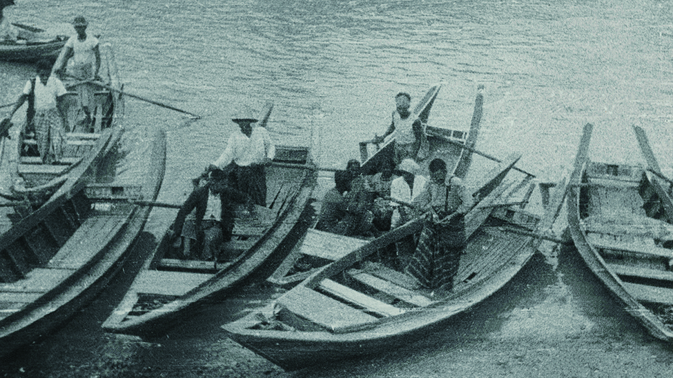 Some of the earliest cross-river ferries run by Khunying Boonpan (Photo: Chao Phraya Express Boat)