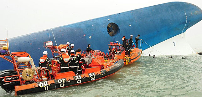 Sewol rescue op ongoing 