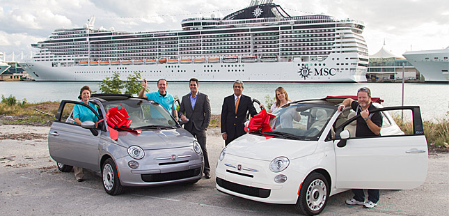 MSC awards Fiat 500 cars 