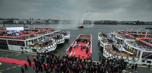 Viking christens its ten longships