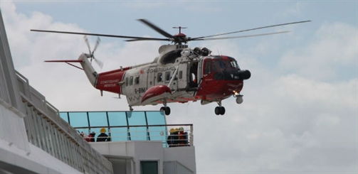 Coast Guard evacuates guest