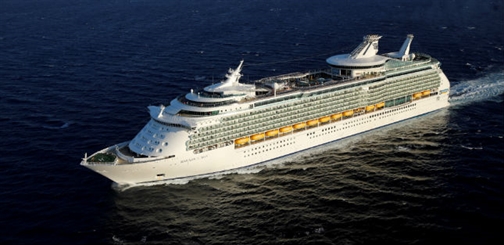 Mariner of the Seas docks in Asia