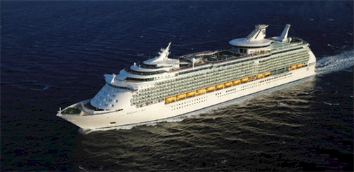 Mariner of the Seas docks in Asia