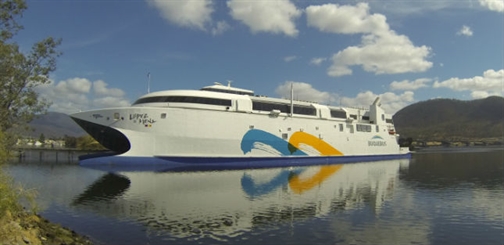 Incat ferry reaches record speed