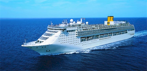 Costa Victoria heads to drydock 