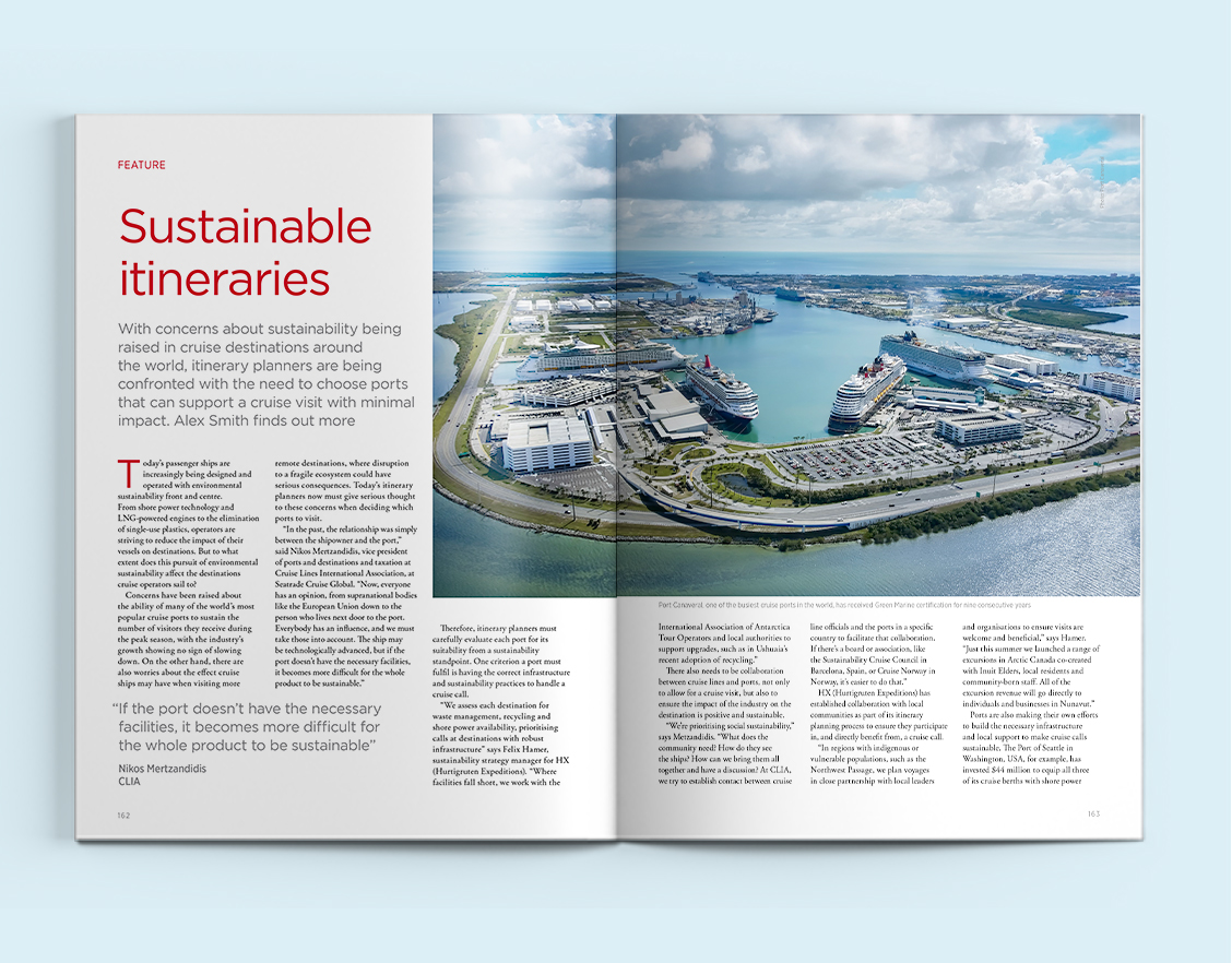 Sustainable itineraries