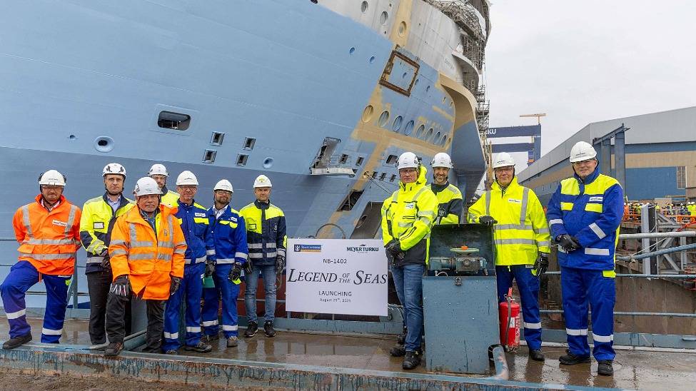 Legend of the Seas float out Meyer Turku Royal Caribbean International