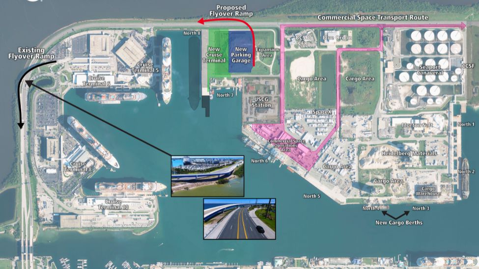 Port Canaveral Florida North 8 Berth new cruise terminal 