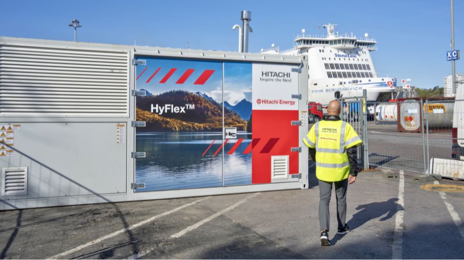 hydrogen generator Port of Gothenburg Stena Line