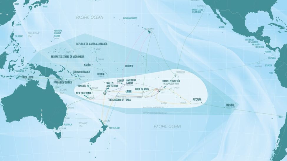  South Pacific Cruise Alliance Map