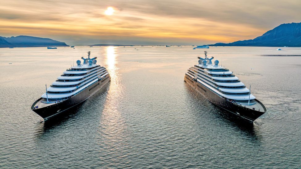 Photo of two Scenic yachts