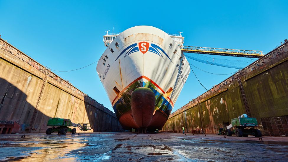 Stena Line ferry refurbished