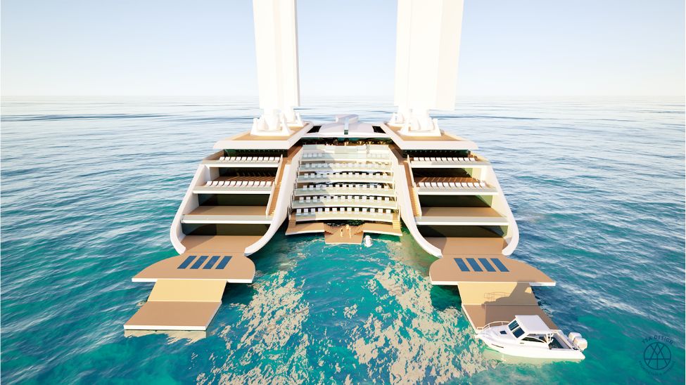 Rendering of Seabreeze retractable aft